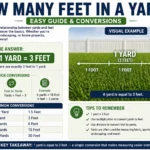 How Many Feet in a Yard? Easy Guide & Conversions