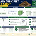how many cubic feet are in a yard