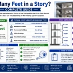 how many feet in a story