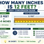 how many inches is 12 feet