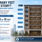 how many feet is a story