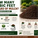 how many cubic feet in a yard of mulch