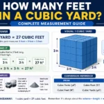 how many feet in a cubic yard