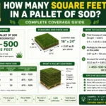 how many square feet in a pallet of sod