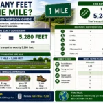 how many feet is one mile