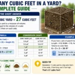 how many cubic feet in a yard