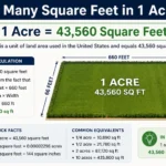 how many square feet in 1 acre
