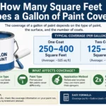 how many square feet does a gallon of paint cover