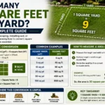 how many square feet in a yard