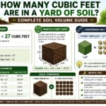 how many cubic feet are in a yard of soil