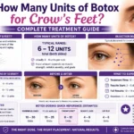 how many units of botox for crow's feet