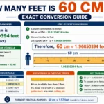 How Many Feet Is 60 CM