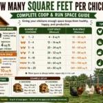 how many square feet per chicken