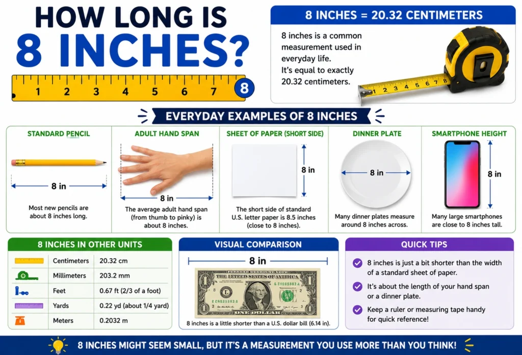 How Long Is 8 Inches