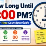 how long until 200 pm