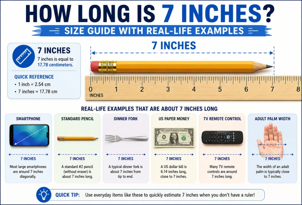 how long is 7 inches