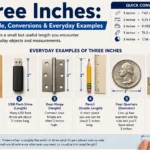 three inches