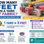 how many feet in a yard of fabric