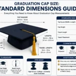 graduation cap size