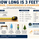 how long is 3 feet
