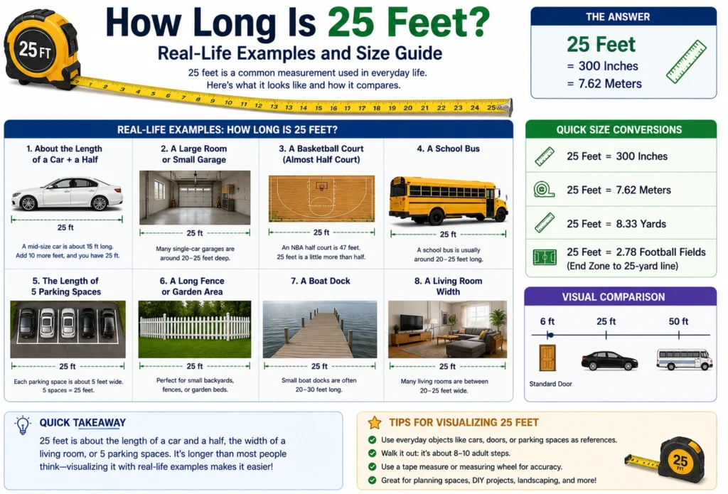 How Long Is 25 Feet