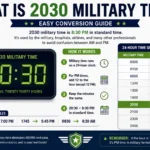 what is 2030 military time