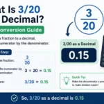 what is 3 20 as a decimal