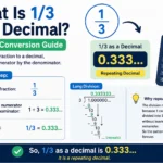 What Is 1/3 as a Decimal
