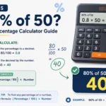 What Is 80% of 50