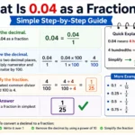 what is 0.04 as a fraction