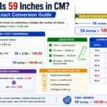 what is 59 inches in cm