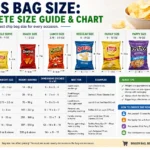 chips bag size