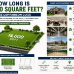 how long is 15000 square feet