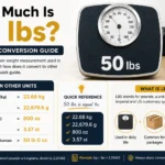 how much is 50 lbs