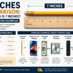 7 inches comparison