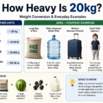 how heavy is 20kg