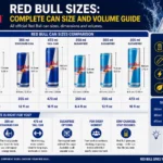 red bull sizes