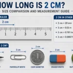 how to long is a 2 cm
