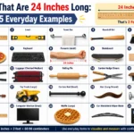 what things are 24 inches long,