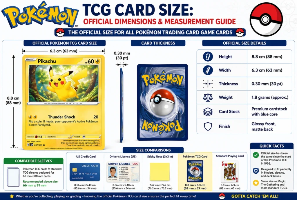 pokemon tcg card size