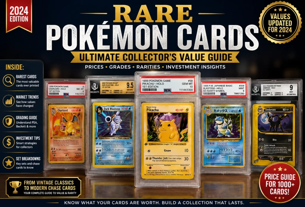 Rare Pokémon cards