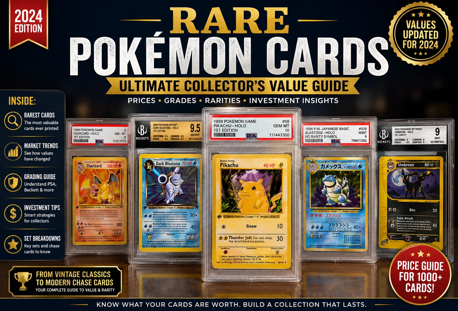 Rare Pokémon cards