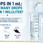 how many drops are in 1 mL