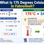 what is 175 degrees celsius in fahrenheit