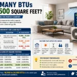 How Many BTUs for 1,500 Square Feet