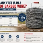 How Many Feet Is in a Roll of Barbed Wire