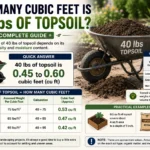 how many cubic feet is 40lbs of topsoil