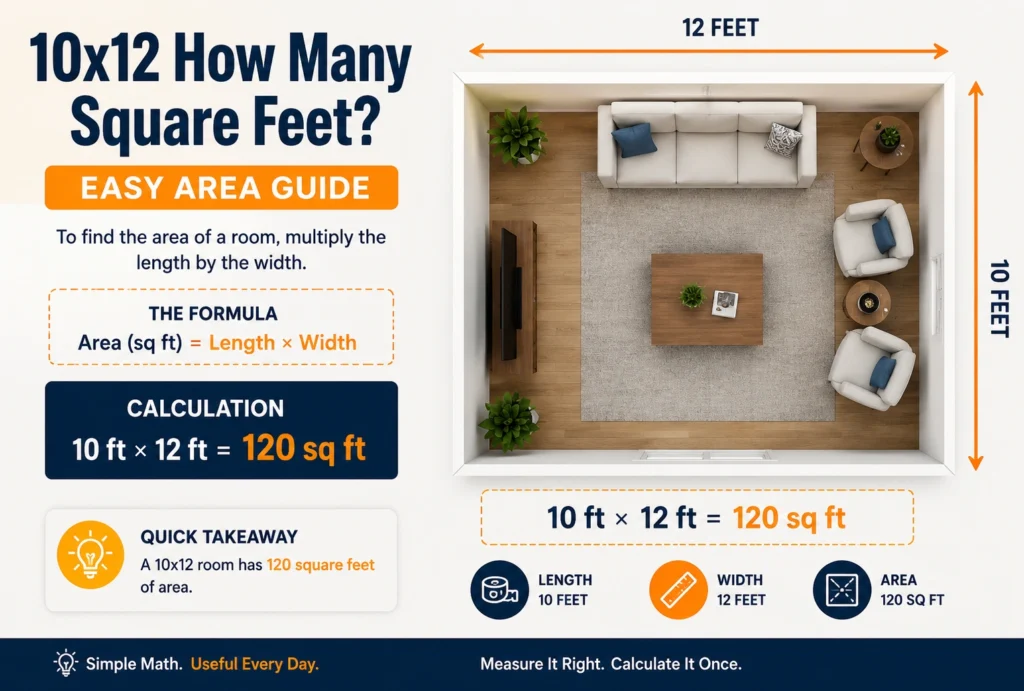 10x12 How Many Square Feet