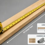 How many linear feet