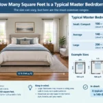 How Many Square Feet Is a Typical Master Bedroom